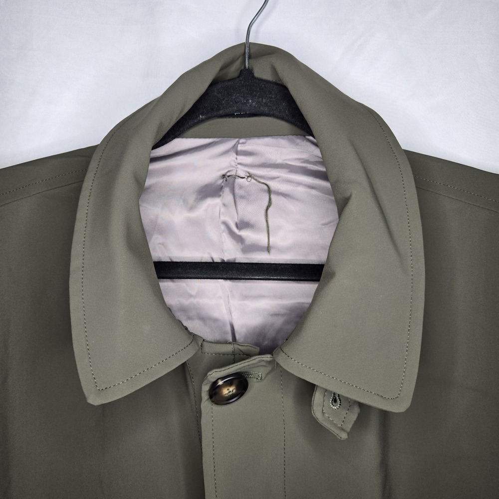 Nordstrom 3 In‎ 1 Trench And Puffer Coat Green XXL Capsule Wardrobe Versatile - Picture 4 of 16